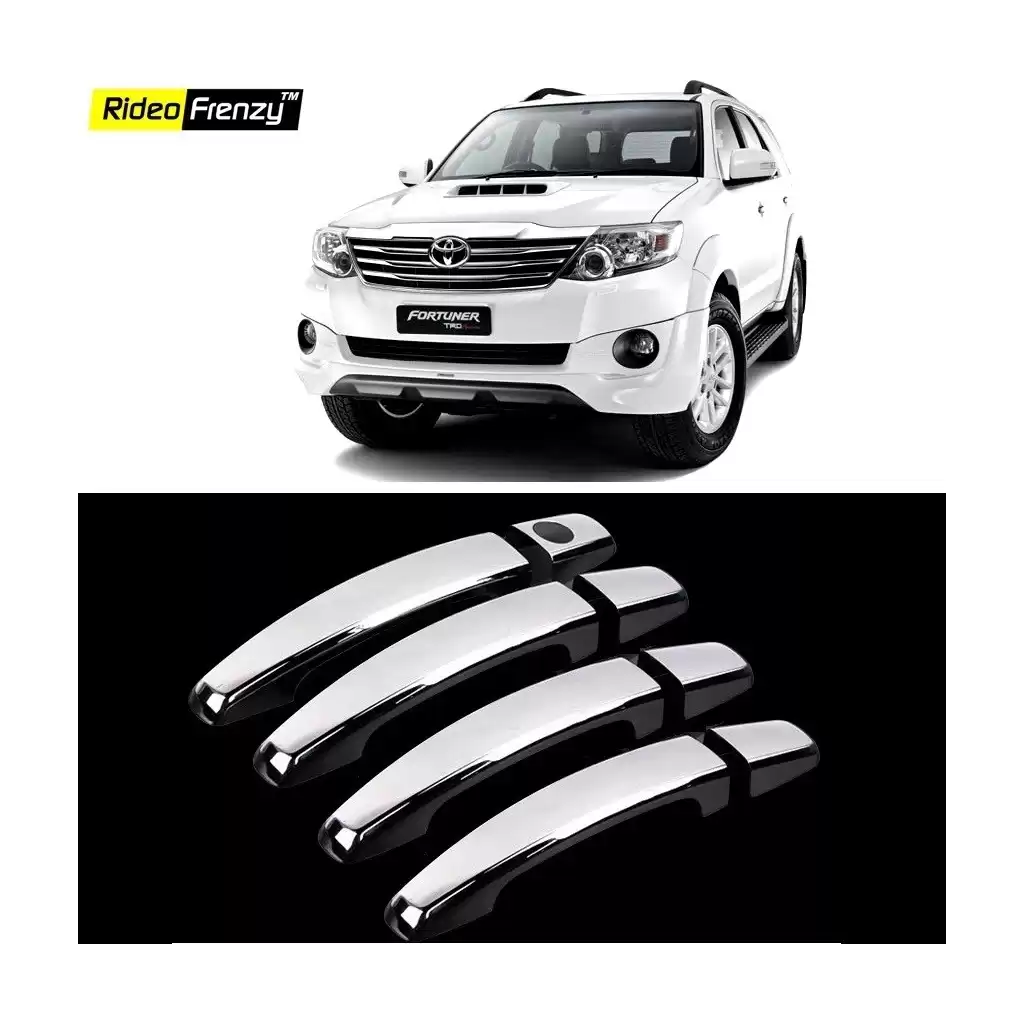 Buy  Toyota Fortuner Chrome Handle Covers online at low prices-Rideofrenzy