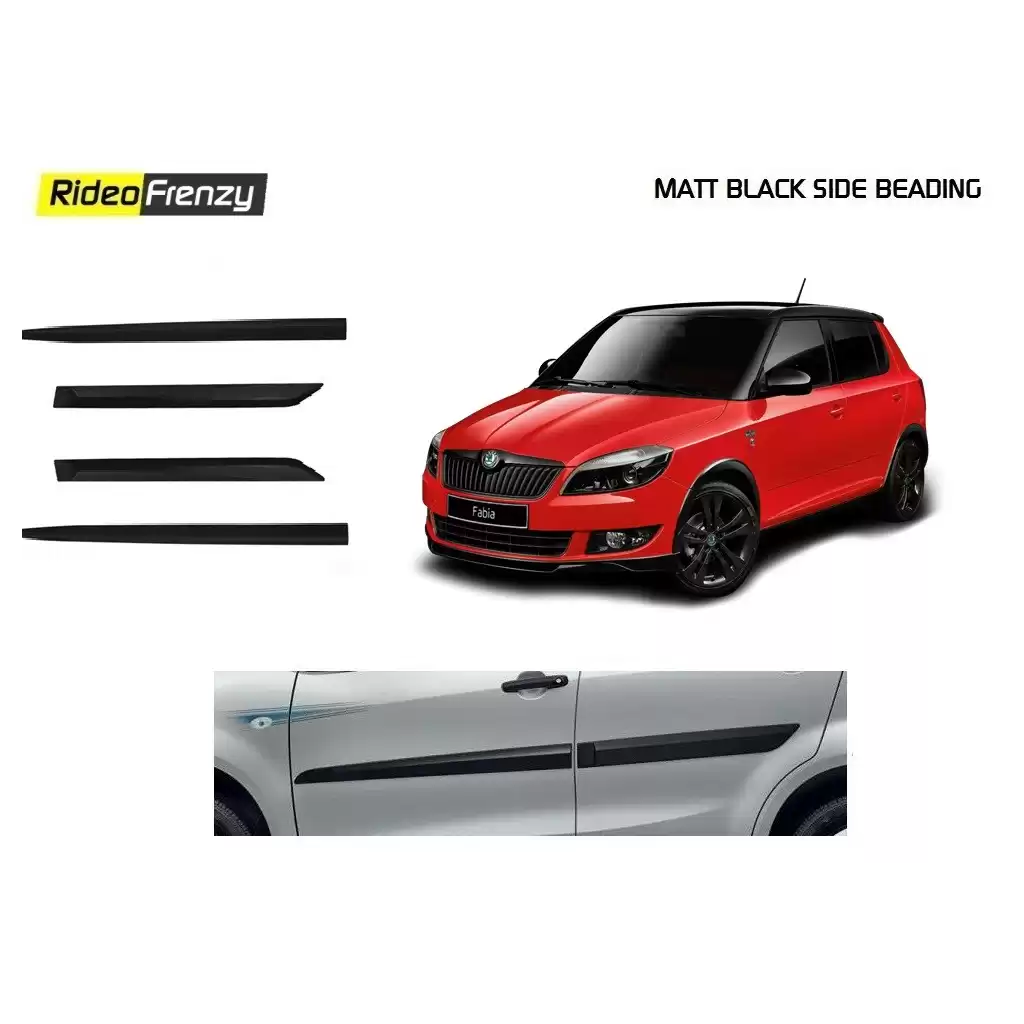 Buy Skoda Fabia Original Black Side Beading online at low prices-Rideofrenzy