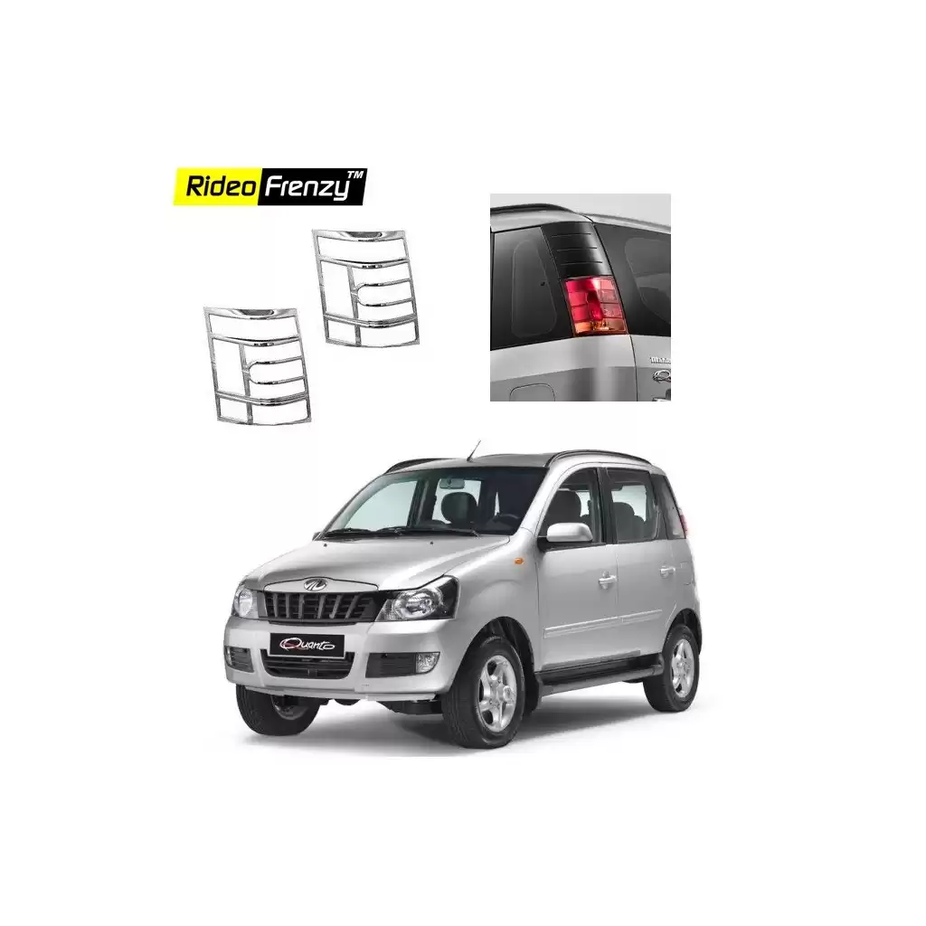 Buy Mahindra Quanto Chrome Tail Light Covers online at low prices-Rideofrenzy
