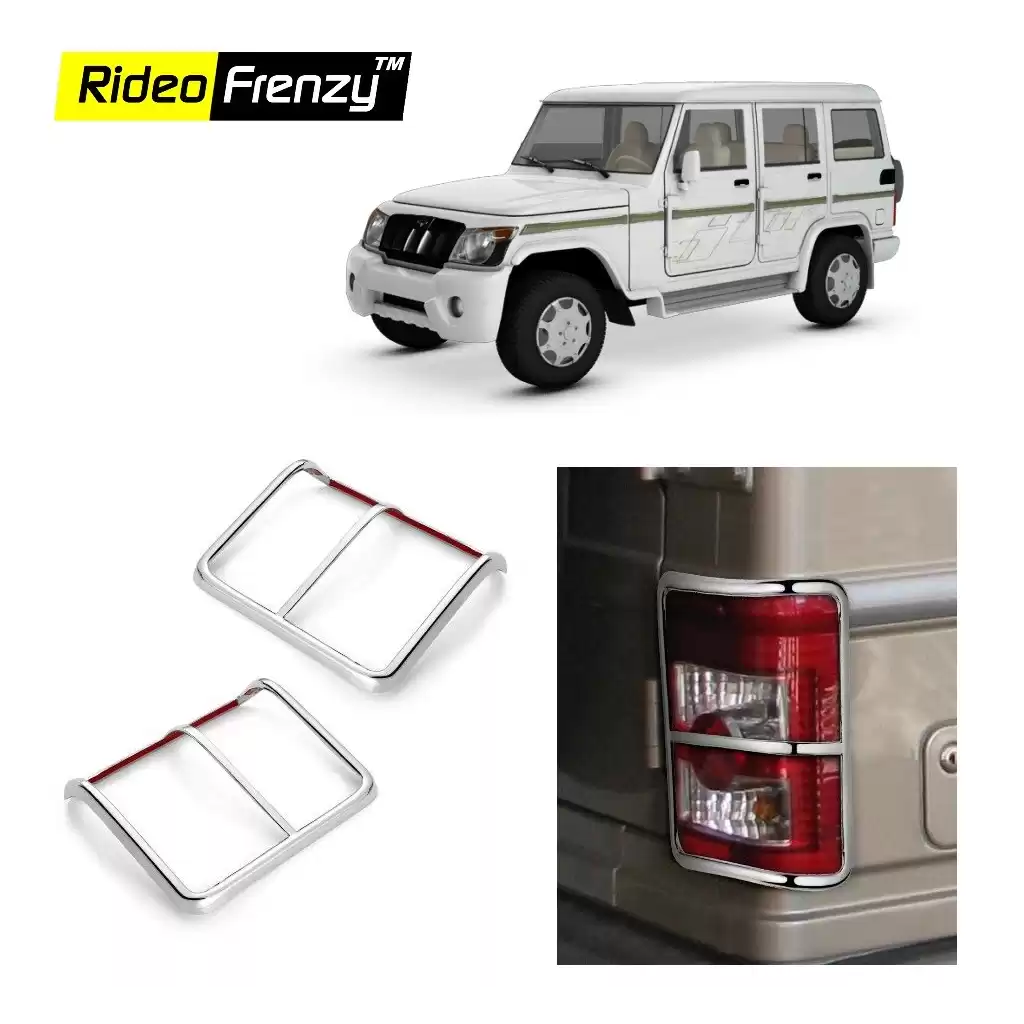Buy Mahindra Bolero Chrome Tail Light Covers online at low prices-Rideofrenzy