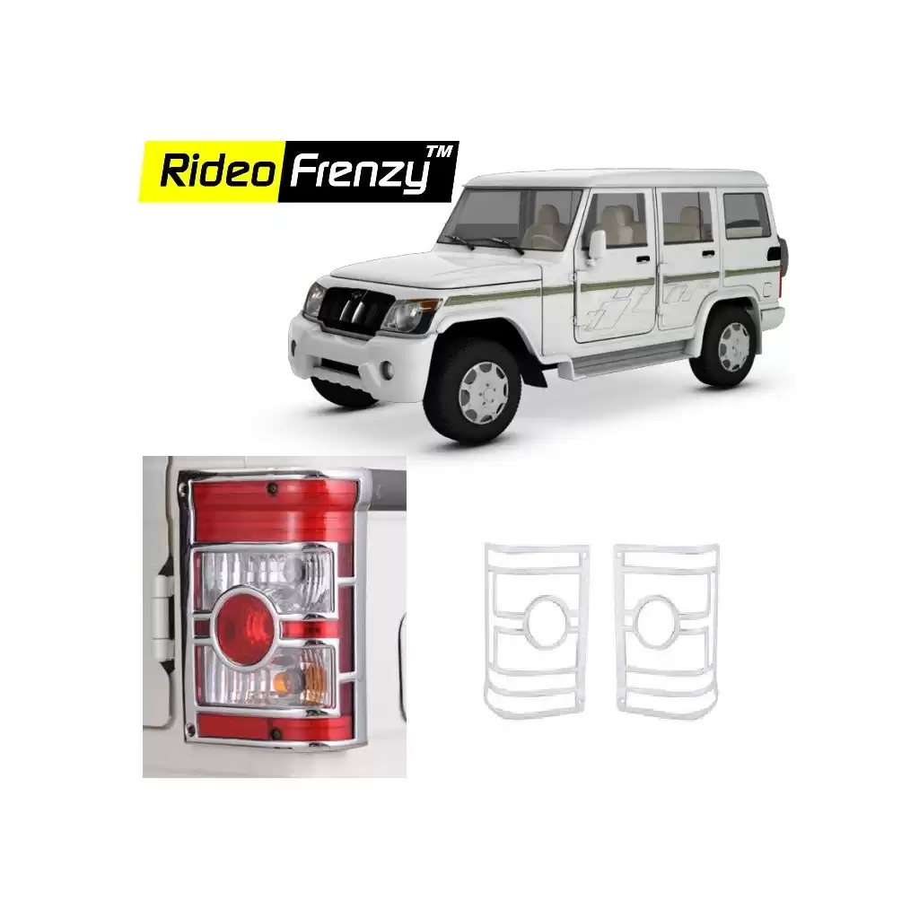 Buy New Mahindra Bolero Chrome Tail Light Cover online at low prices-Rideofrenzy