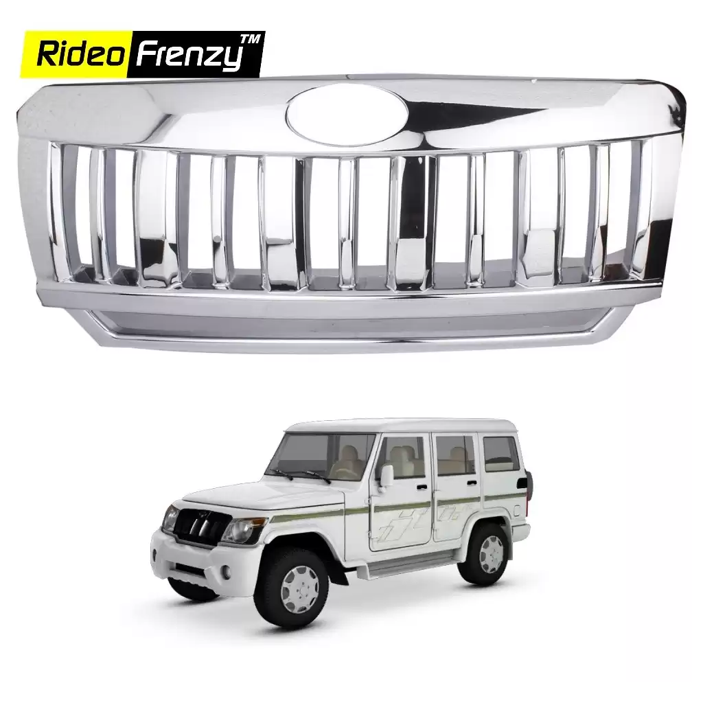 Buy Mahindra Bolero Chrome Grill Covers online at low prices-RideoFrenzy