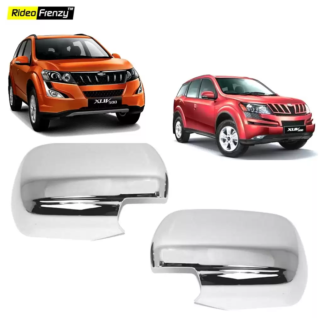 Buy Mahindra XUV500 Chrome Side Mirror Covers online at low prices-Rideofrenzy