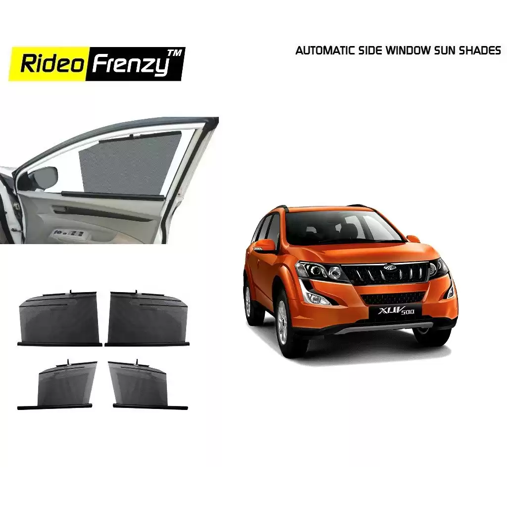 Buy Mahindra XUV500 Automatic Side Window Sun Shades online at low prices Rideofrenzy