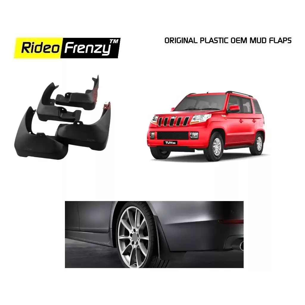 Buy Original OEM Mahindra TUV300 Mud Flaps online at low prices-Rideofrenzy