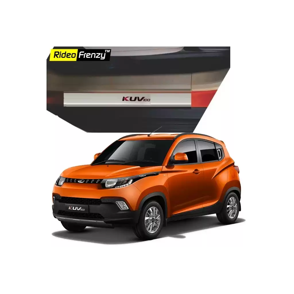 Buy Mahindra KUV100 Door Stainless Steel Sill Plate online at low prices-Rideofrenzy