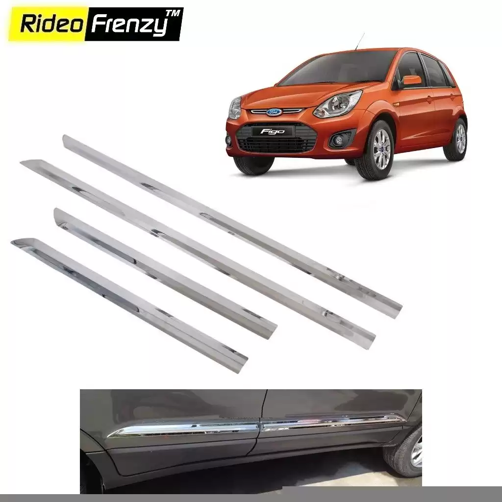 Buy Stainless Steel Ford Figo Chrome Side Beading online at low prices-Rideofrenzy Buy Stainless Steel Ford Figo Chrome Side Beading online at low prices-Rideofrenzy