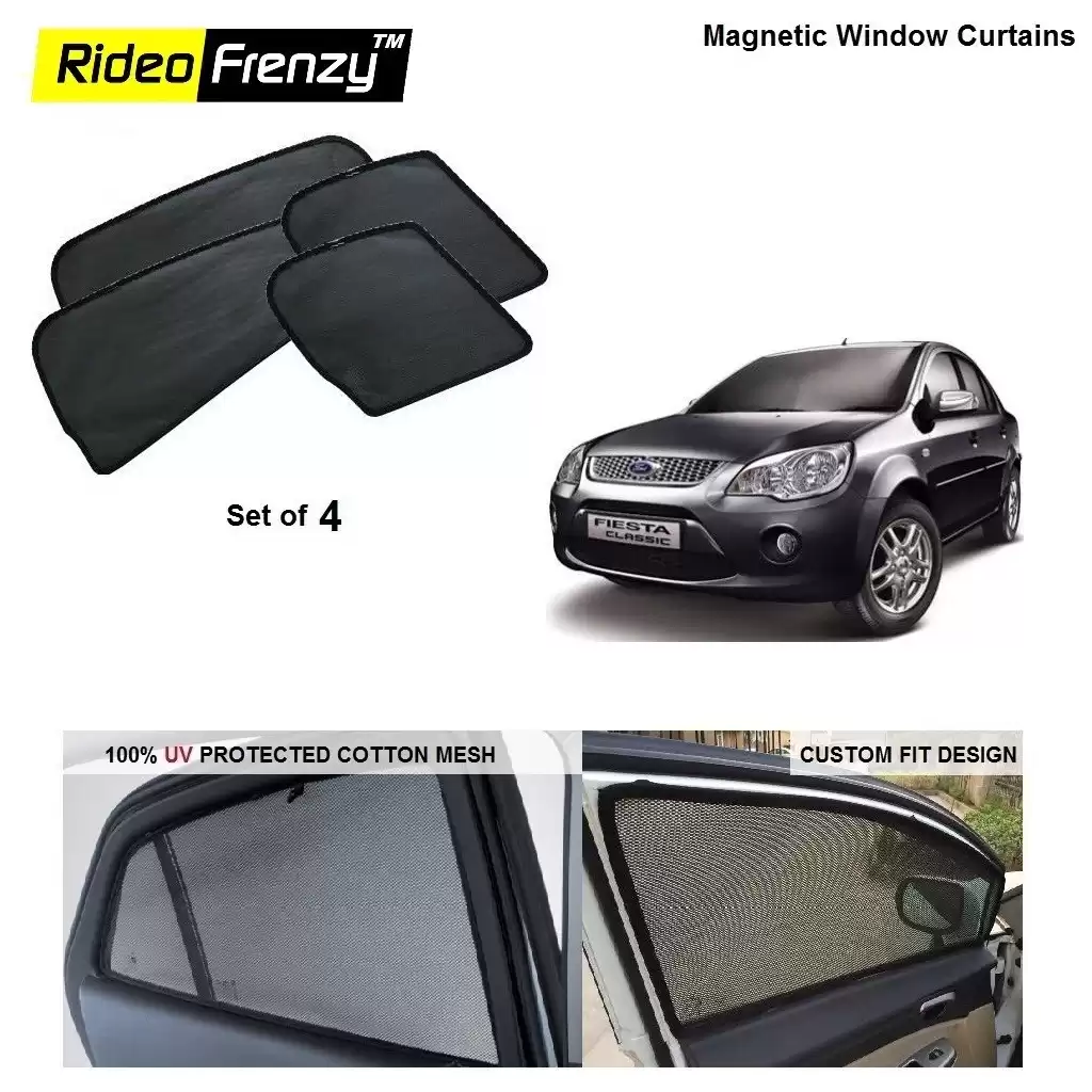 Buy Magnetic Car Window Sunshade for Ford Fiesta Classic online at low prices-Rideofrenzy