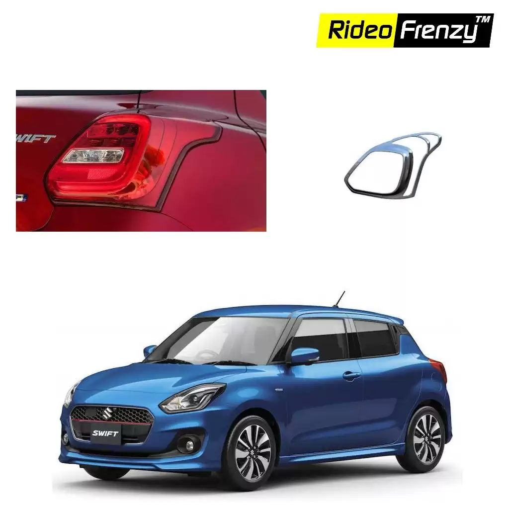 Buy Maruti Swift 2018 Chrome Tail Light Garnish online India | Free Shipping