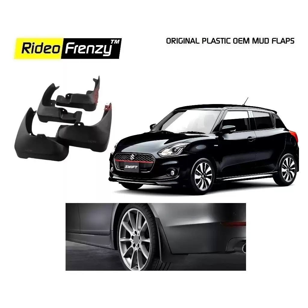 Buy ABS Plastic Maruti Swift 2018 Mud Flaps | Original OE Type Fitting