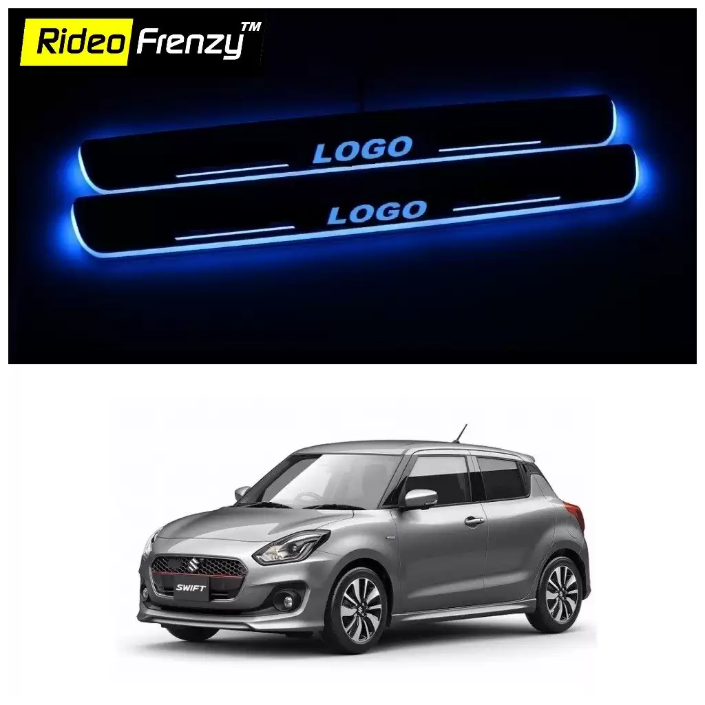Buy Maruti Swift 2018 3D Power LED Illuminated Sill/Scuff Plates online India | Free Shipping