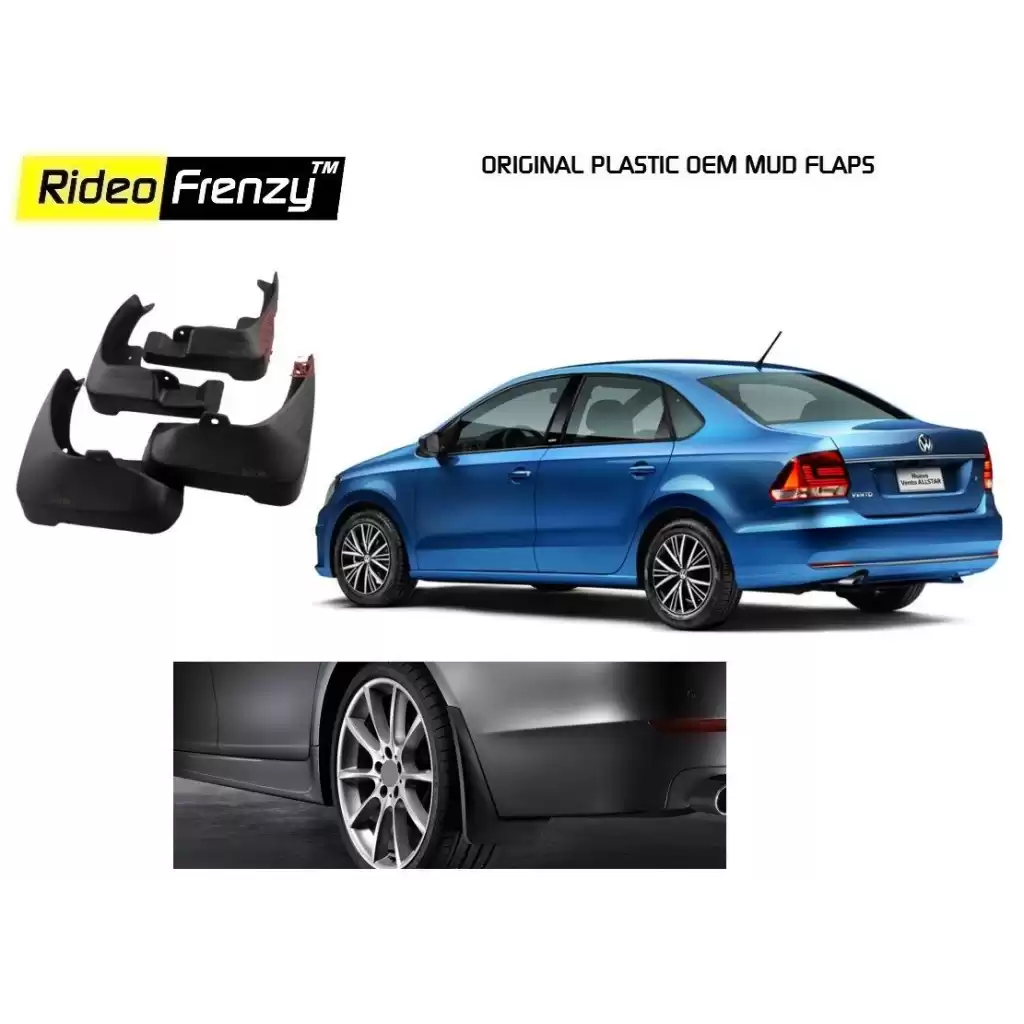 Buy Plastic OE Type  Volkswagen Vento Mud Flaps online at low prices | Rideofrenzy
