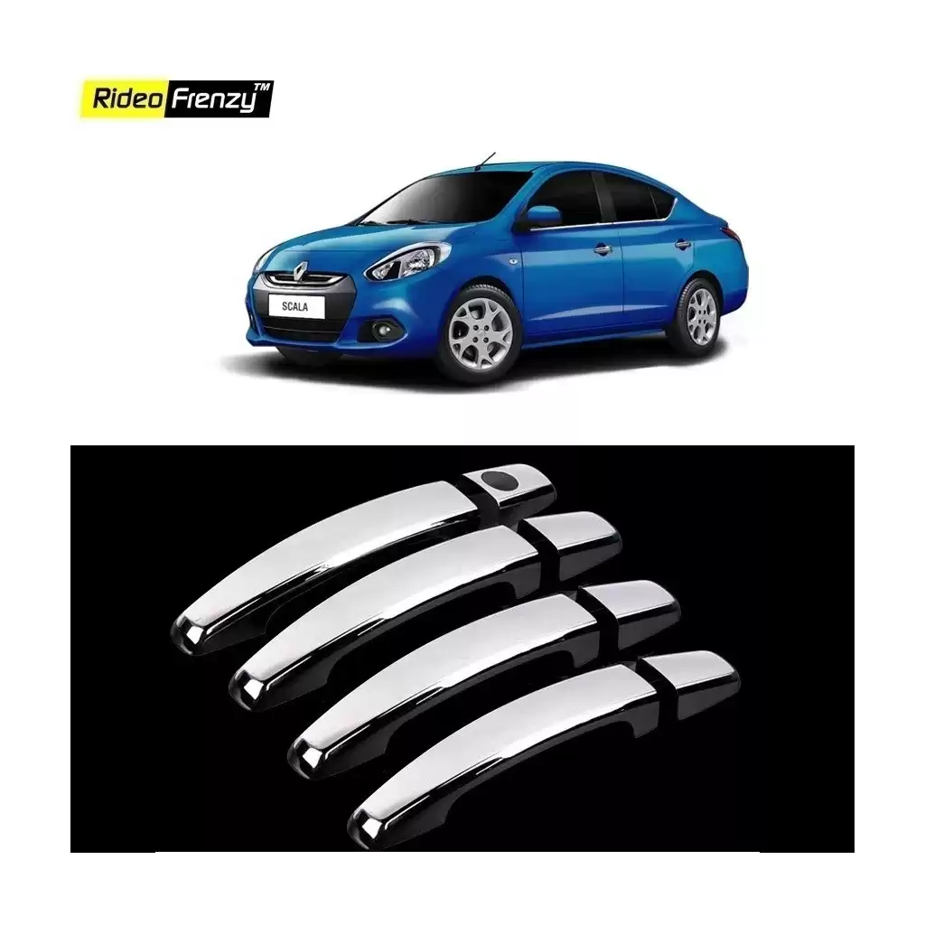 Buy Renault Scala Chrome Handle Covers online at low prices | Rideofrenzy