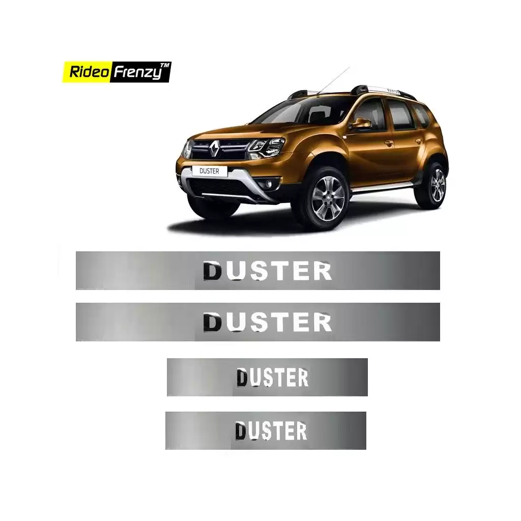 Buy Renault Duster Stainless Steel Sill Plates online at low prices | Rideofrenzy