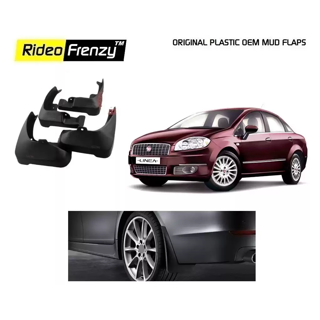 Buy Plastic OEM Fiat Linea Mud Flaps online at low prices | Rideofrenzy