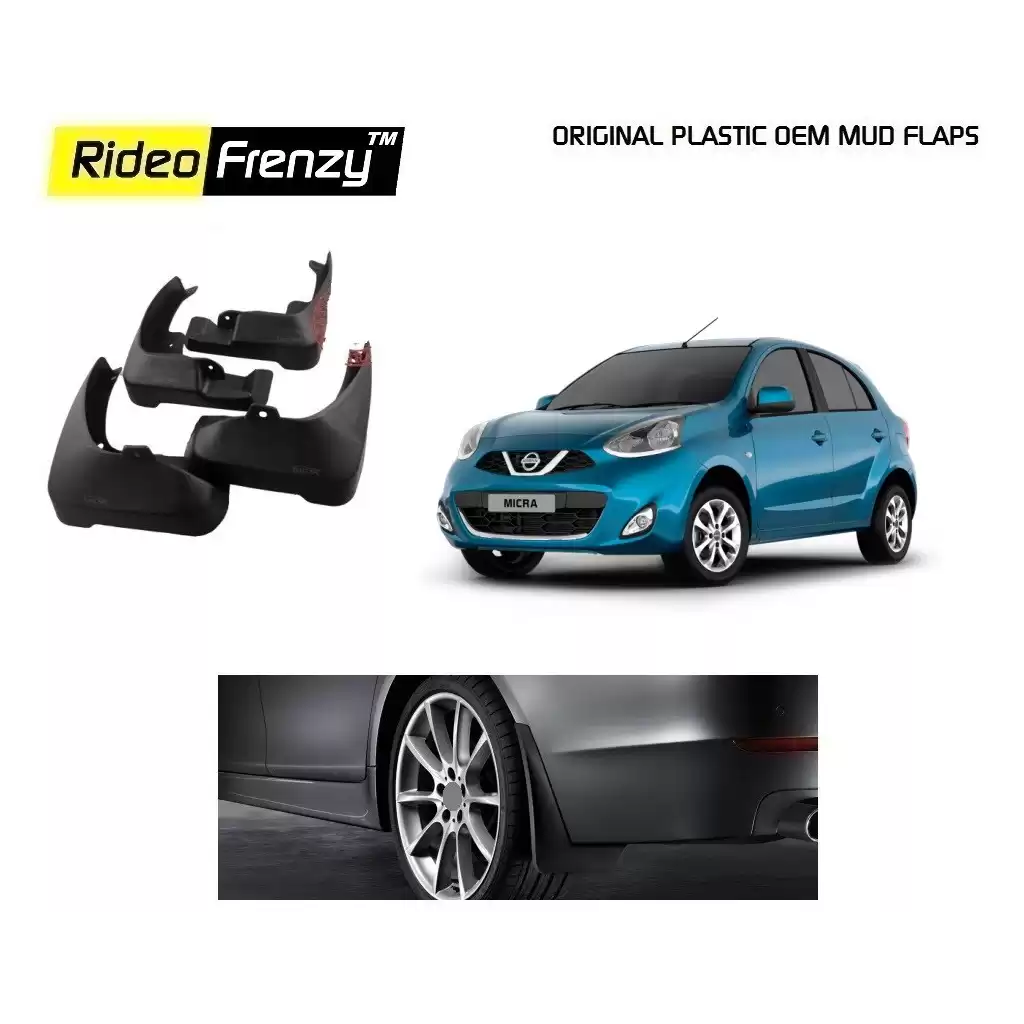 Buy Plastic OEM Nissan Micra Mud Flaps online at low prices | Rideofrenzy