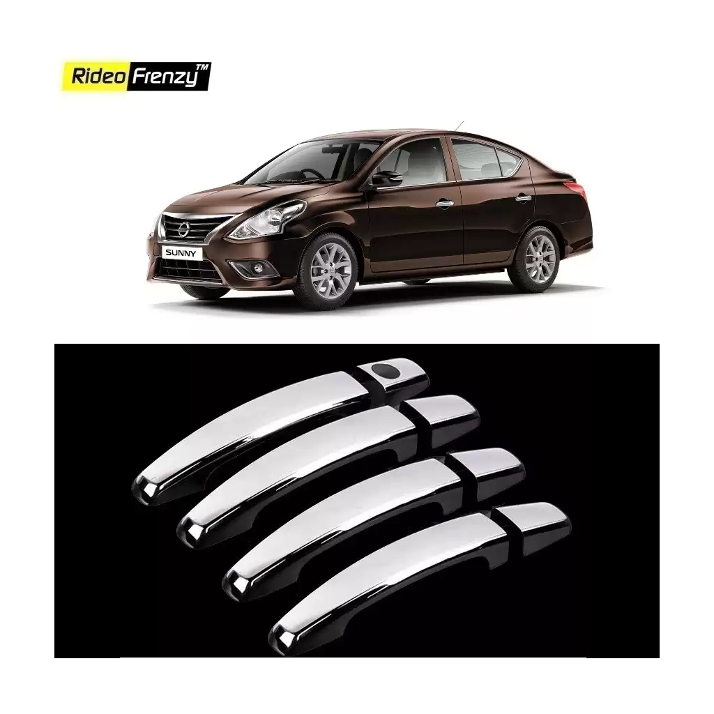 Buy Nissan Sunny Chrome Handle Covers online India | Rideofrenzy Buy Nissan Sunny Chrome Handle Covers online India | Rideofrenzy