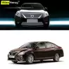 Buy Glossy Finish Nissan Sunny Front Chrome Grill at low prices-RideoFrenzy
