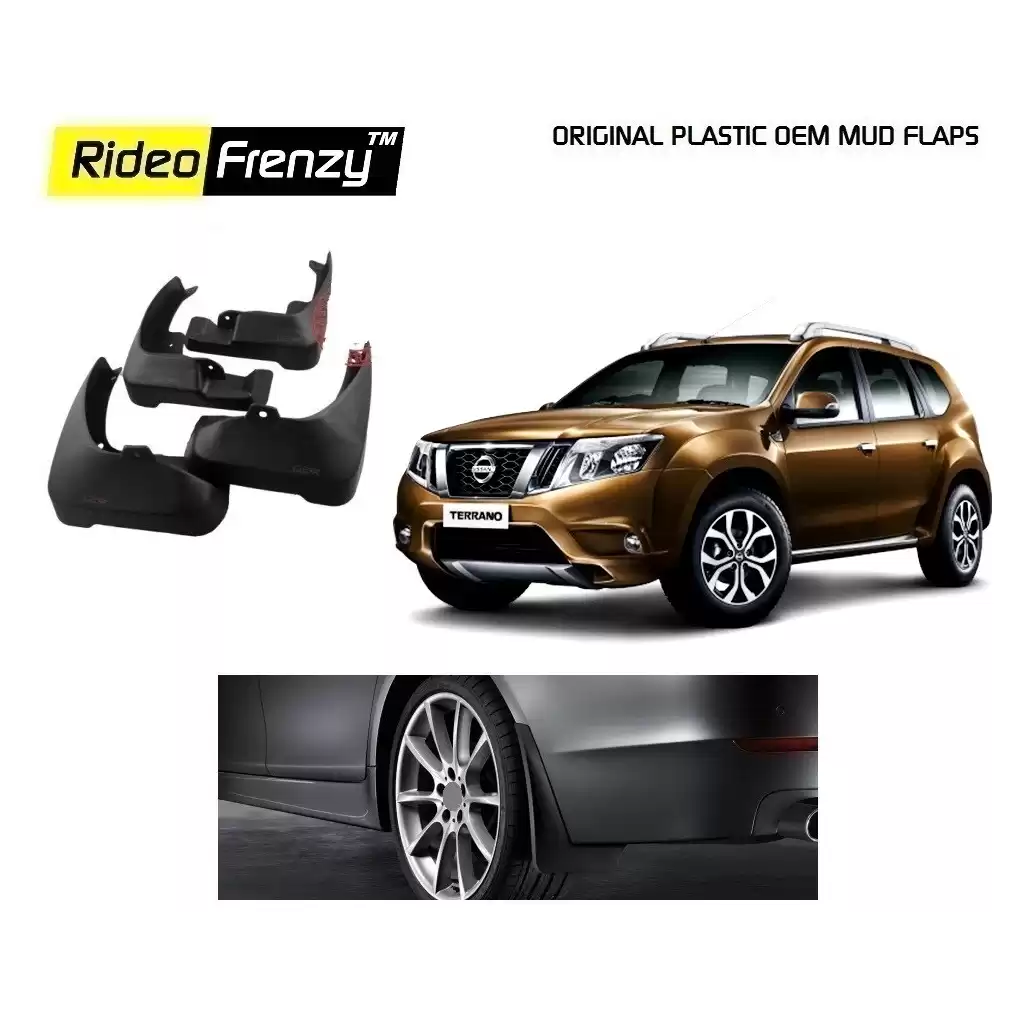 Buy Plastic OEM Nissan Terrano Mud Flaps online at low prices | Rideofrenzy