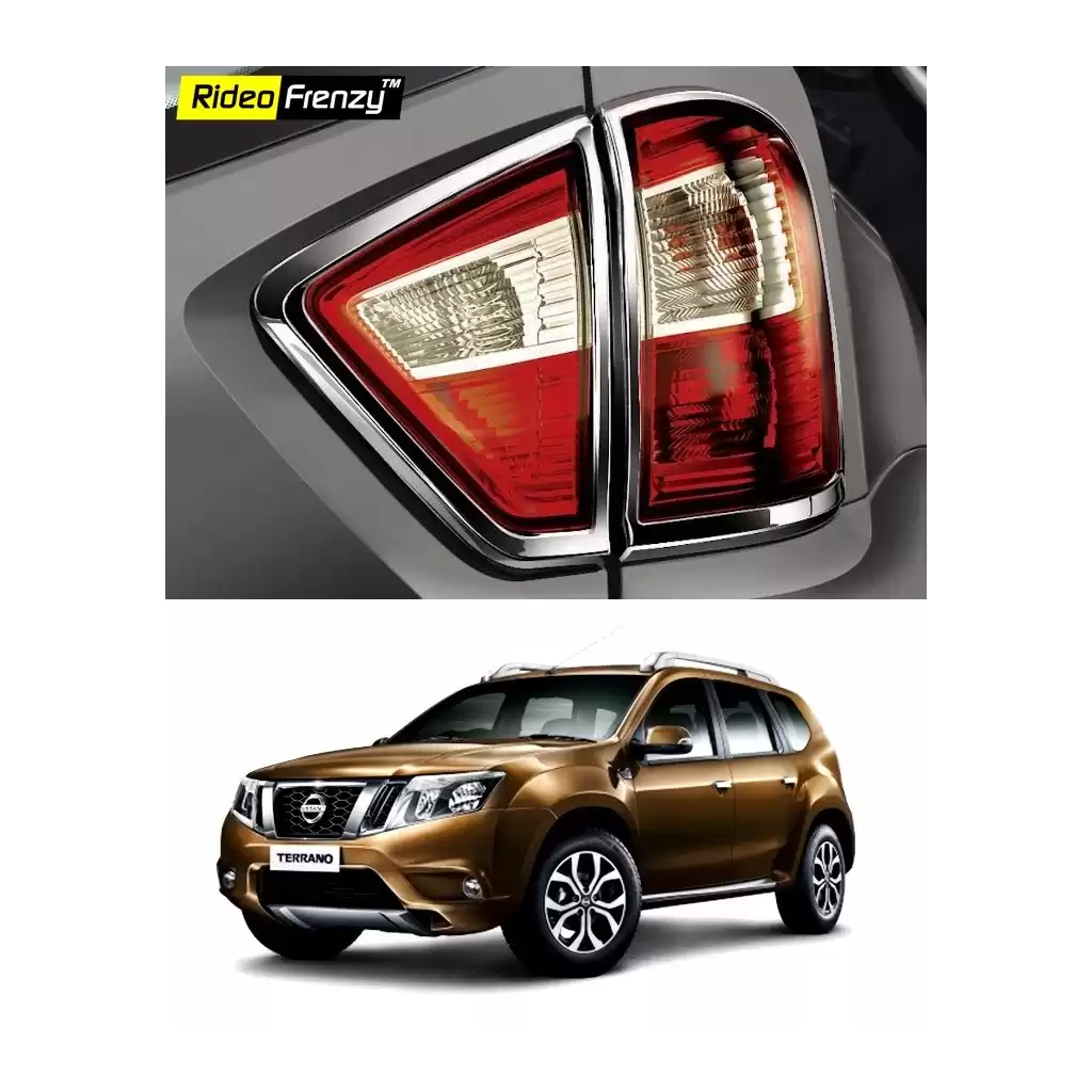 Buy Nissan Terrano Chrome Tail Light Covers online at low prices | Rideofrenzy