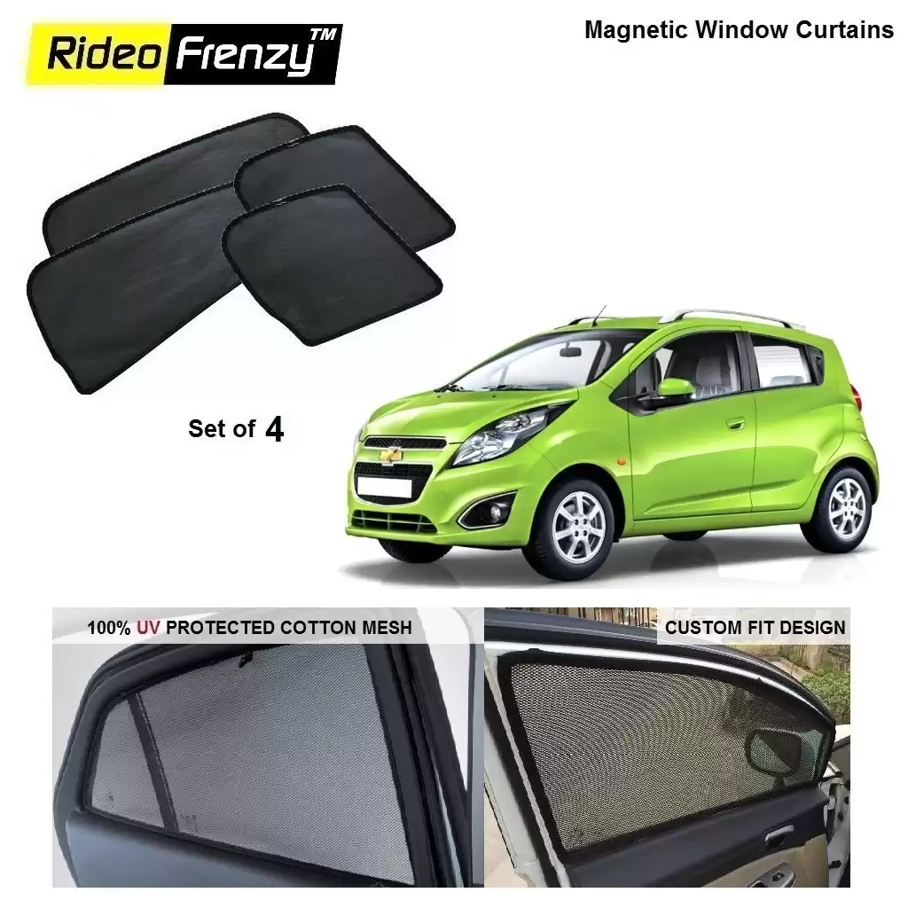 Buy Chevrolet Beat Magnetic Car Window Sunshades online |Rideofrenzy