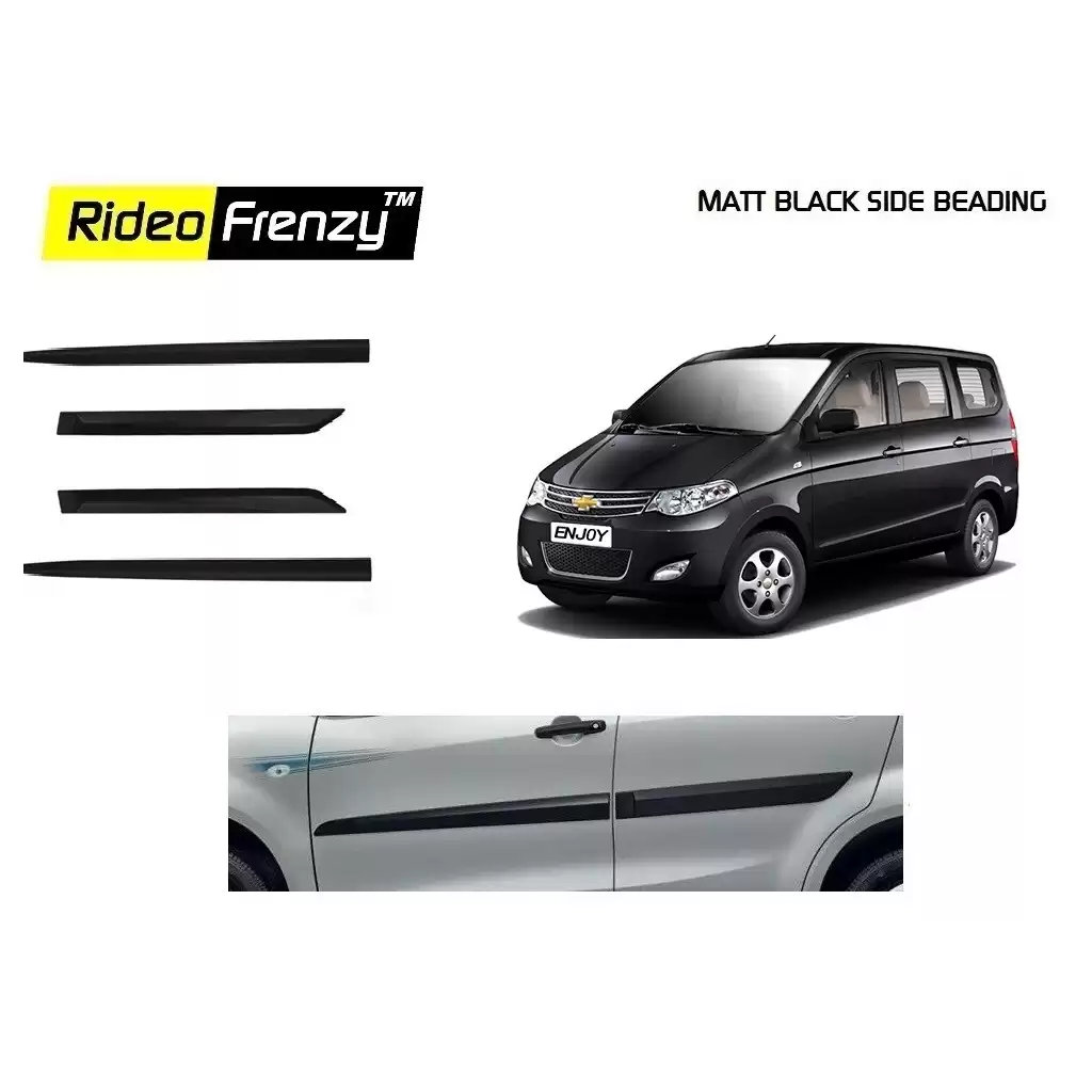 Buy Chevrolet Enjoy Matt Black Side Beading online | Rideofrenzy