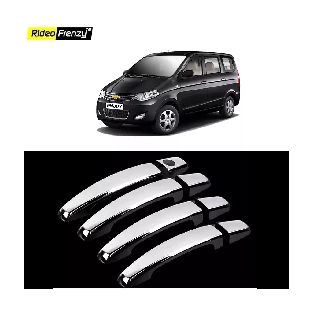 Buy Chevrolet Enjoy Chrome Handle Covers online | Rideofrenzy