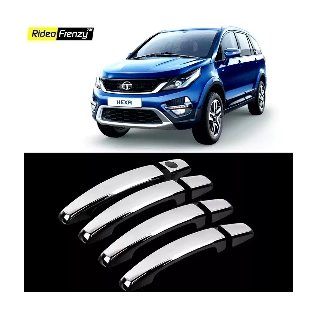 Buy Tata HEXA Chrome Handle Covers at low prices-RideoFrenzy