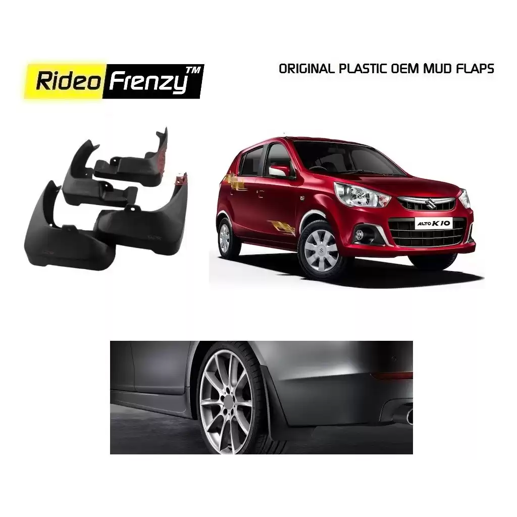 Buy Plastic OEM Maruti Alto K10 Mud Flaps at best prices in India-RideoFrenzy