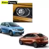 Premium Chrome Fog Lamp Cover for Tata Tiago & Tigor