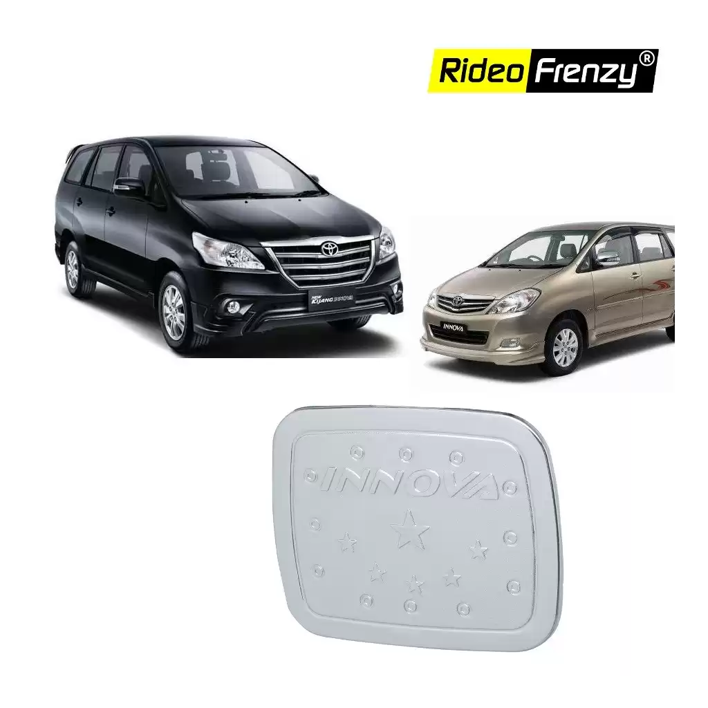 Buy Toyota Innova Chrome Fuel Tank Cover Garnish online at low prices-Rideofrenzy
