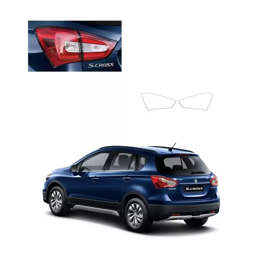 Buy Maruti S Cross Chrome Tail Light Garnish at low prices-RideoFrenzy