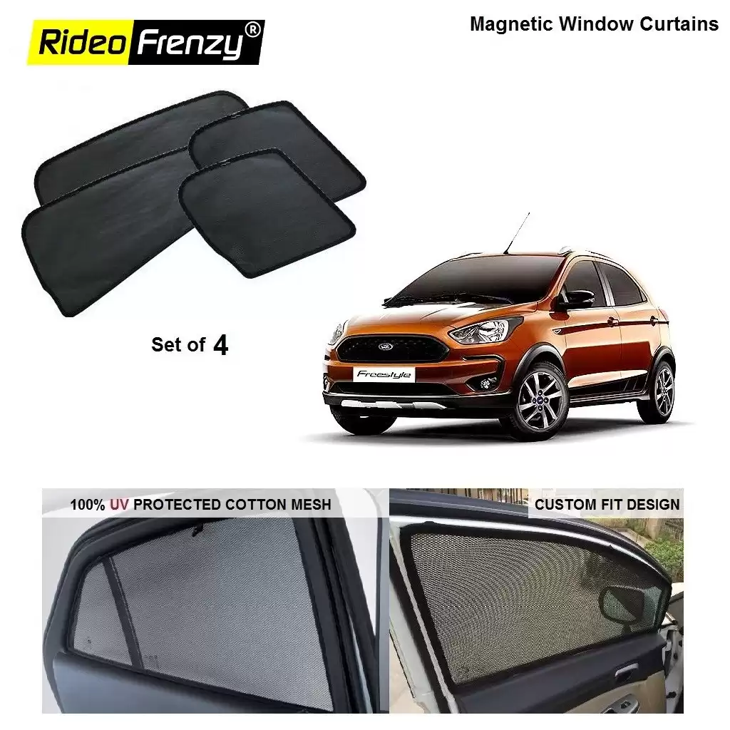Buy Figo FreeStyle Magnetic Car Window Sunshades Online at low prices-RideoFrenzy