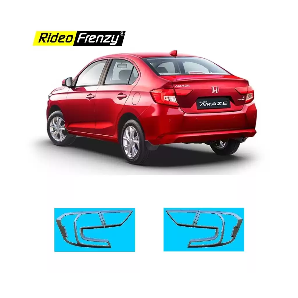 Buy Honda Amaze 2018 Chrome Tail Light Garnish Online India | Rustfree