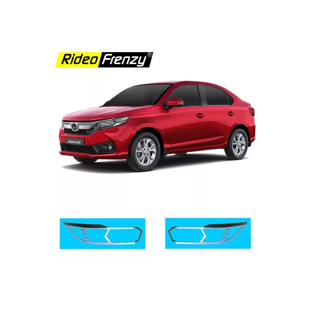 Buy Honda Amaze 2018 Chrome Headlight Garnish online India | RustFree