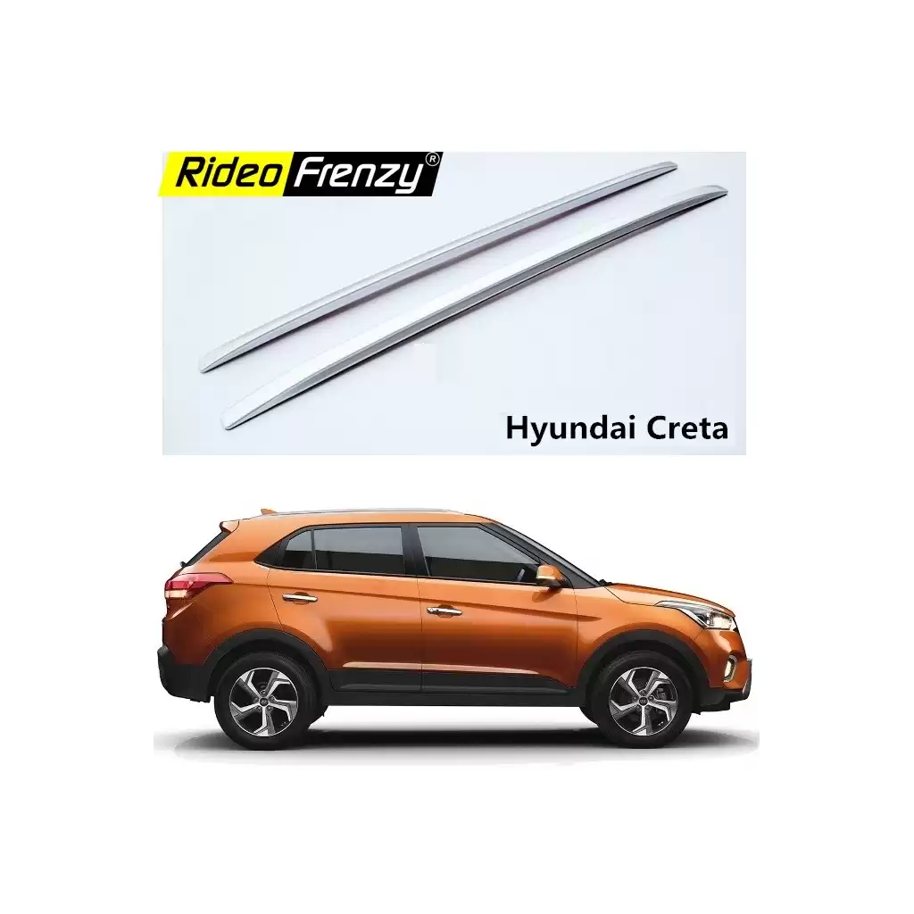 Hyundai Creta 2018 Original Roof Rails Silver | Imported | Drill Free