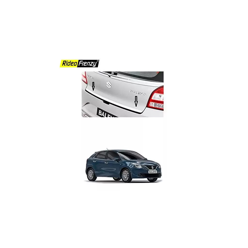 Buy Maruti Baleno Chrome Dickey Garnish | Stainless Steel online India