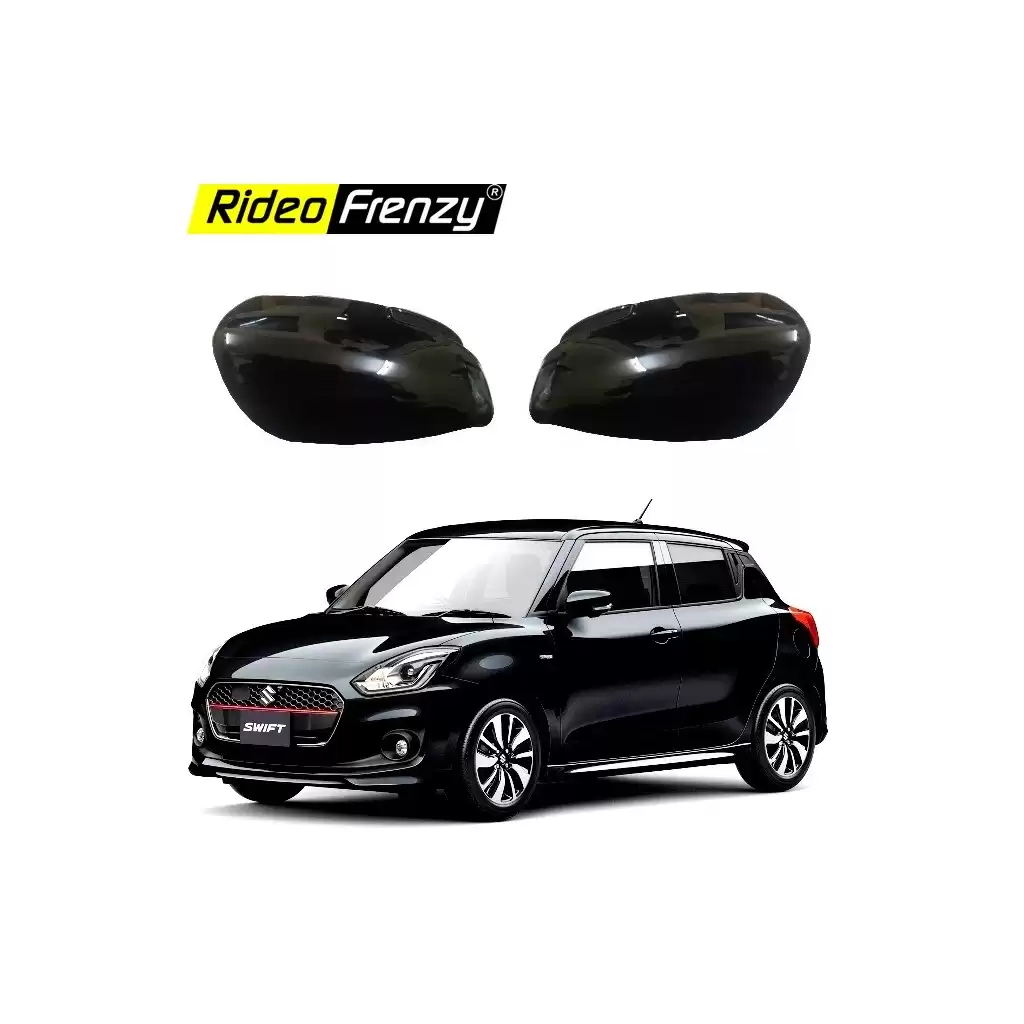 Buy Maruti Suzuki Swift 2018 Original Mirror Covers | Piano Black