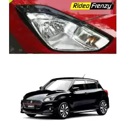 Buy New Swift 2018 Headlight Garnish Online | Piano Black