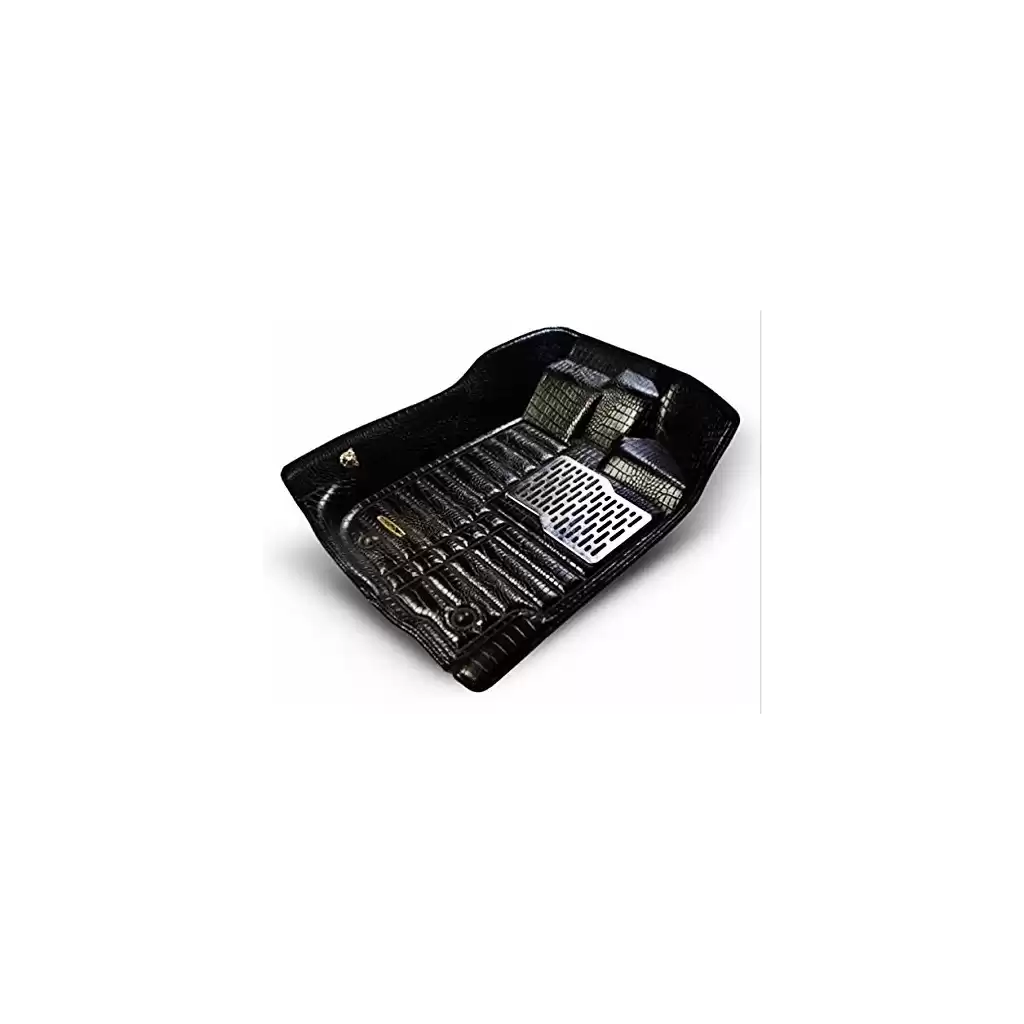 Buy Nissan Terrano 2018 5D Floor Mats | Bucket Fit Design | Waterproof & Odorless | Crocodile Lamination floor mats