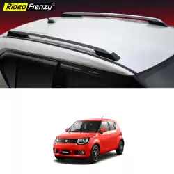 Maruti Ignis Roof Rails Silver ABS Plastic | Imported Quality | Drill Free