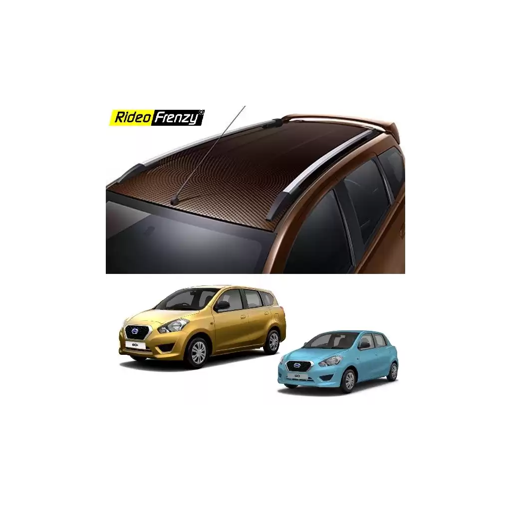 Datsun Go & Go Plus Roof Rails Silver ABS Plastic | Imported Quality | Drill Free