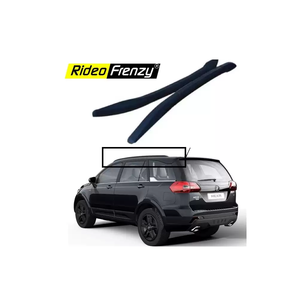 Buy Tata HEXA Roof Rails Silver ABS Plastic | Imported Quality | Drill Free