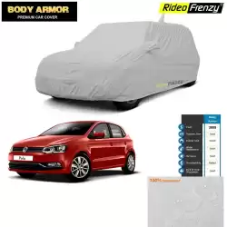Body Armor Volkswagen Polo Car Cover with Mirror & Antenna Pocket | 100% WaterProof