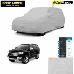 Buy Body Armor Ford Endeavour Car Cover with Mirror Pocket | 100% WaterProof | UV Resistant | No Color Bleeding
