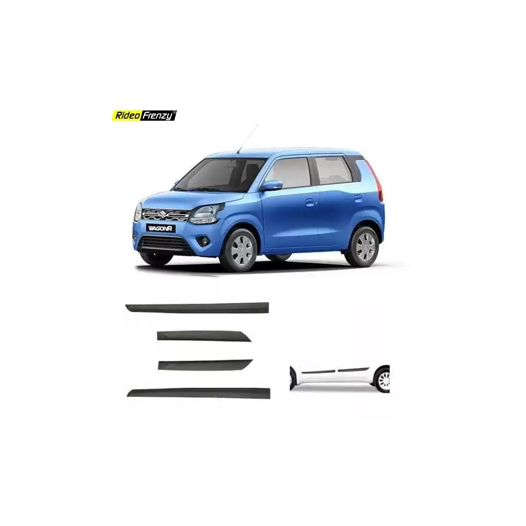 Buy Original OE Type Matt Black Side Beading for New Wagon R 2019 online India