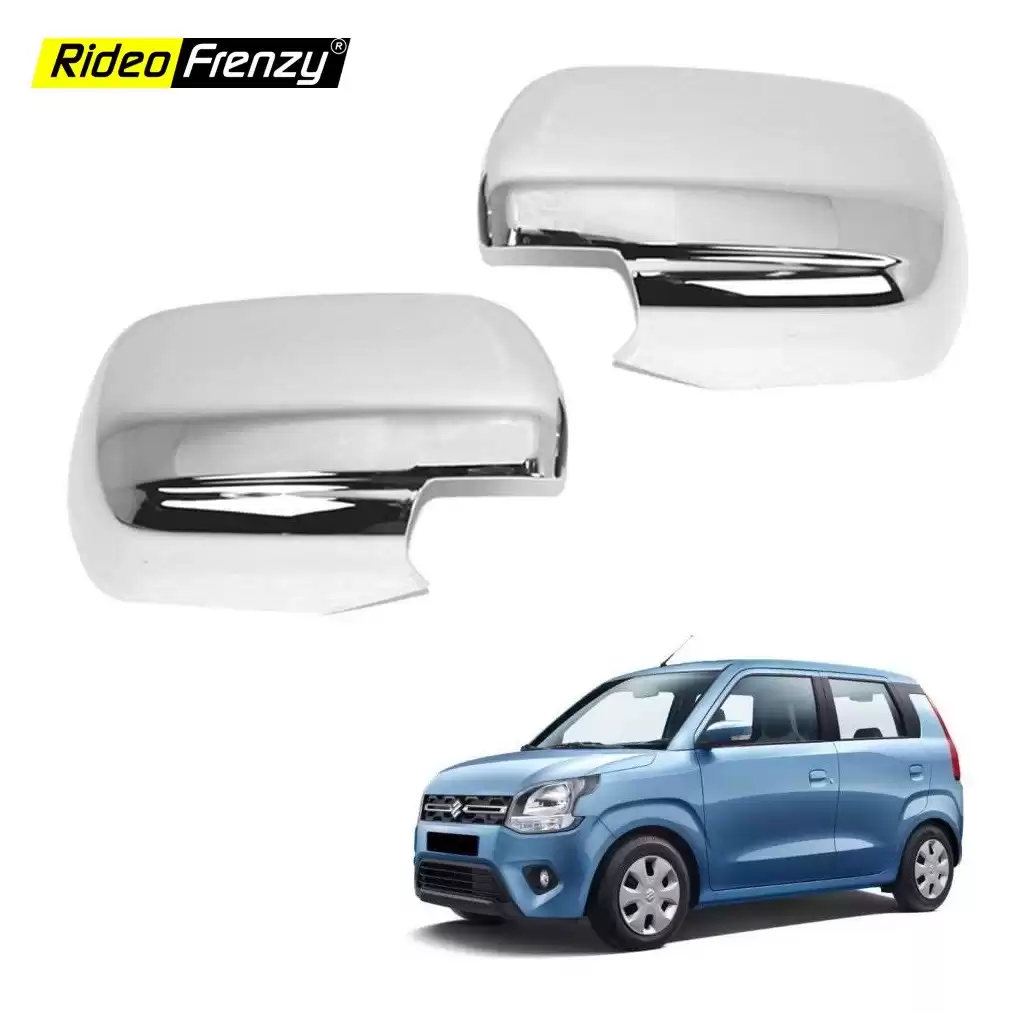 Buy Maruti Celerio Chrome Mirror Covers | Triple Layered Chrome Plating