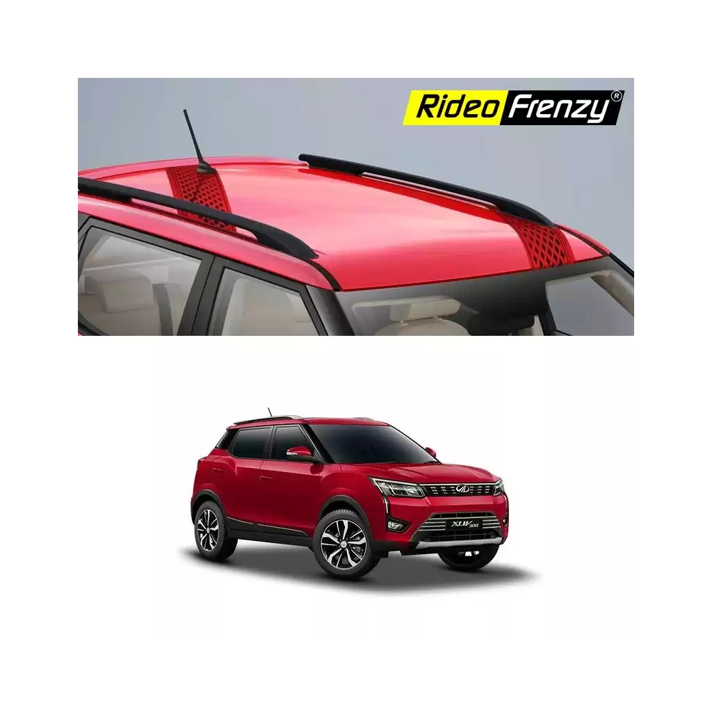 Mahindra XUV300 Roof Rails ABS Plastic | Imported Quality | Drill Free | OE type Original Measurements