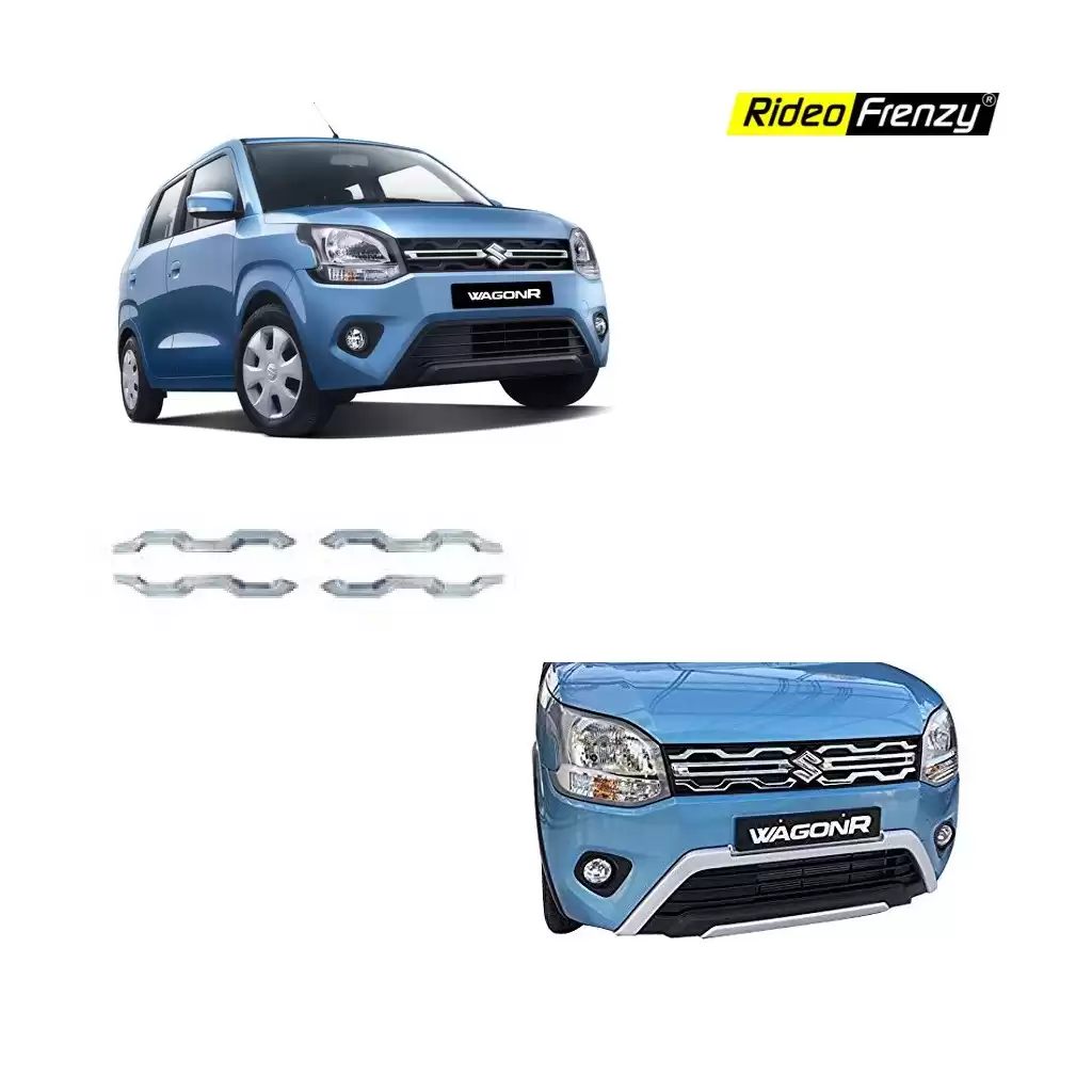 Buy New Maruti WagonR 2019 Chrome Grill Covers | Original OEM Type