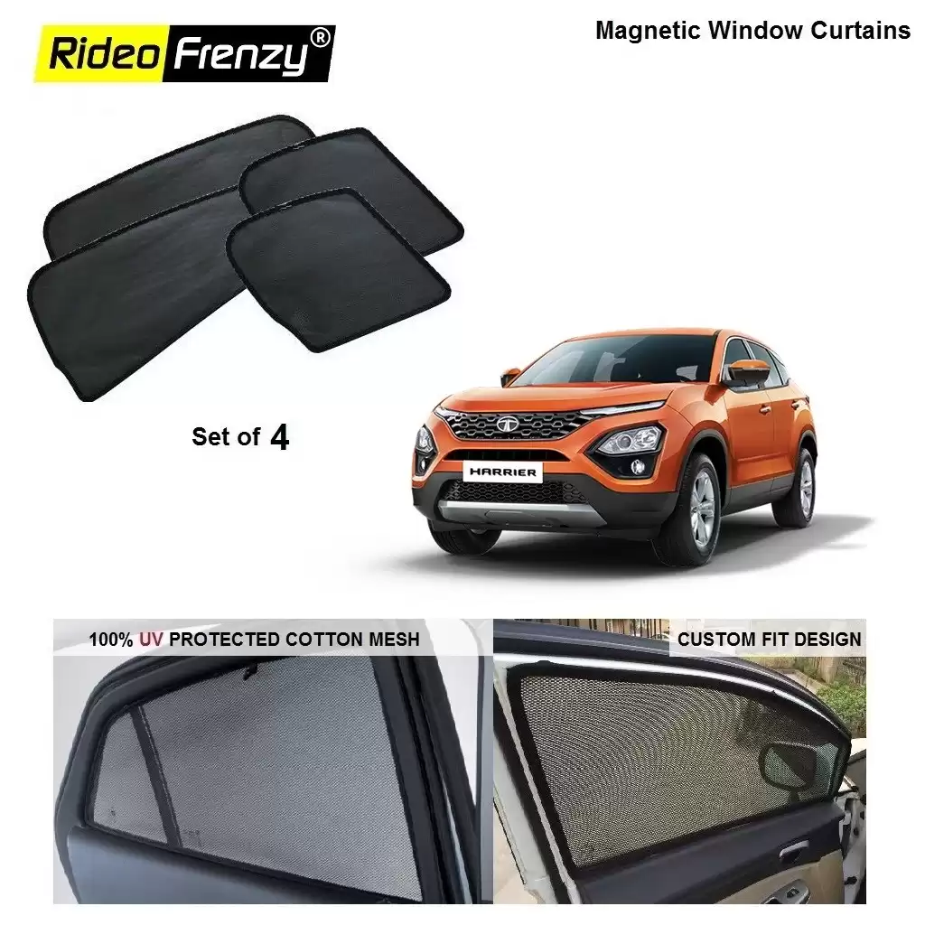 Buy Tata Harrier Magnetic Car Window Sunshade at low prices-Rideofrenzy